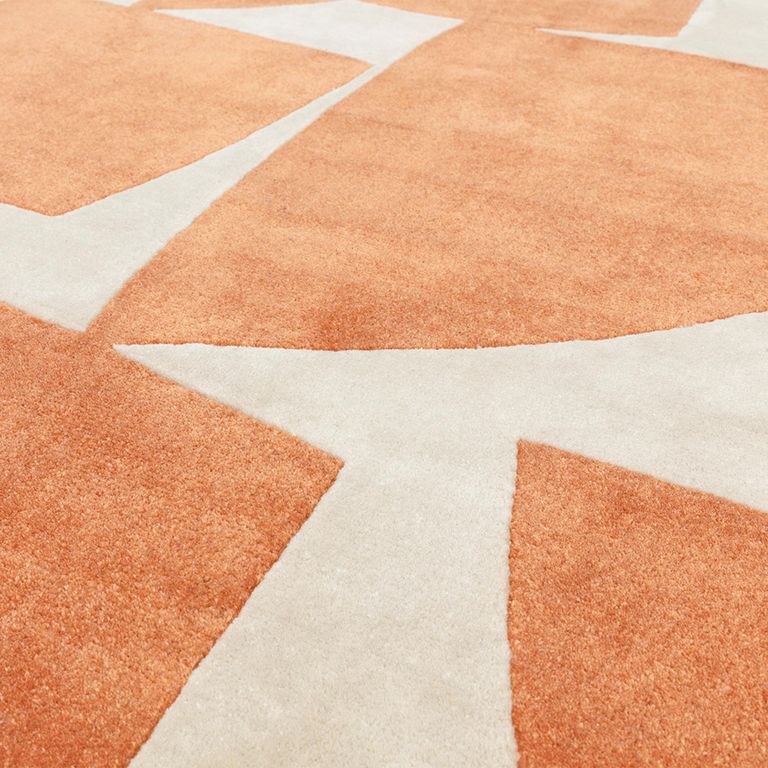 Contemporary Design Romy Rug - Kite Orange - Sizes Available