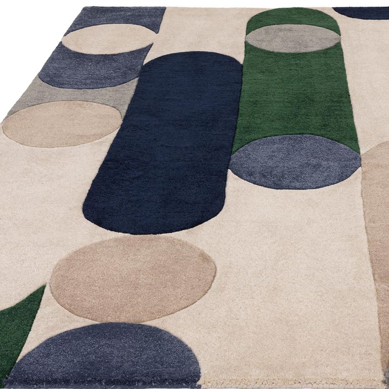 Contemporary Design Romy Rug - Morse - Blue - Sizes Available