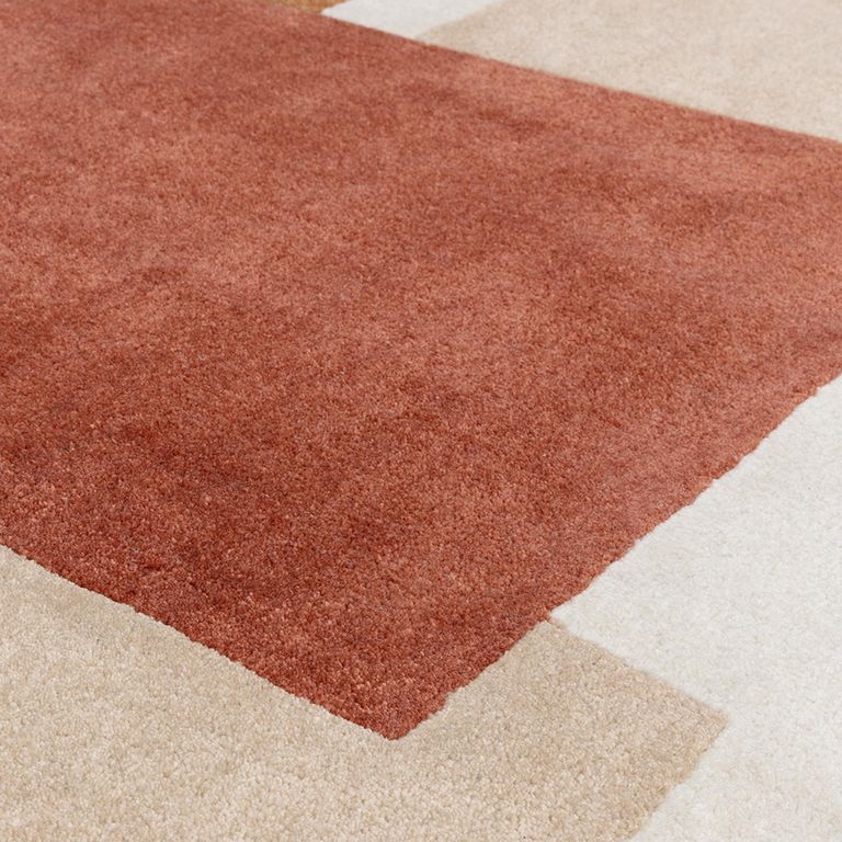 Contemporary Design Romy Rug - Papercut Red - Sizes Available