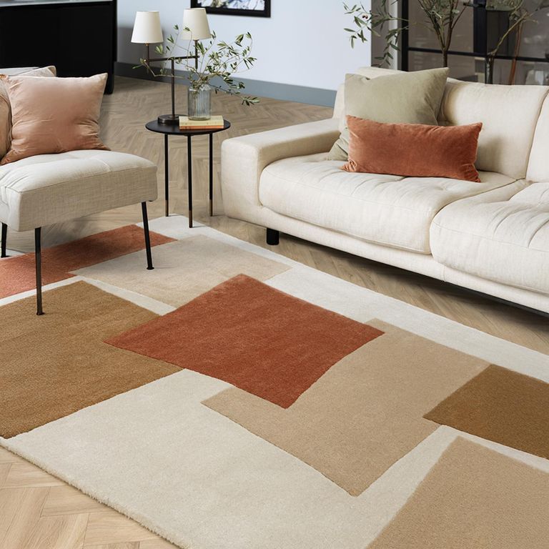 Contemporary Design Romy Rug - Papercut Red - Sizes Available