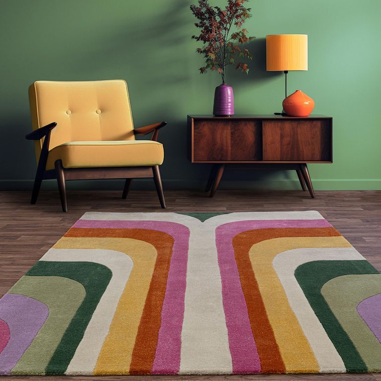 Contemporary Design Romy Rug - Retro Pink - Sizes Available