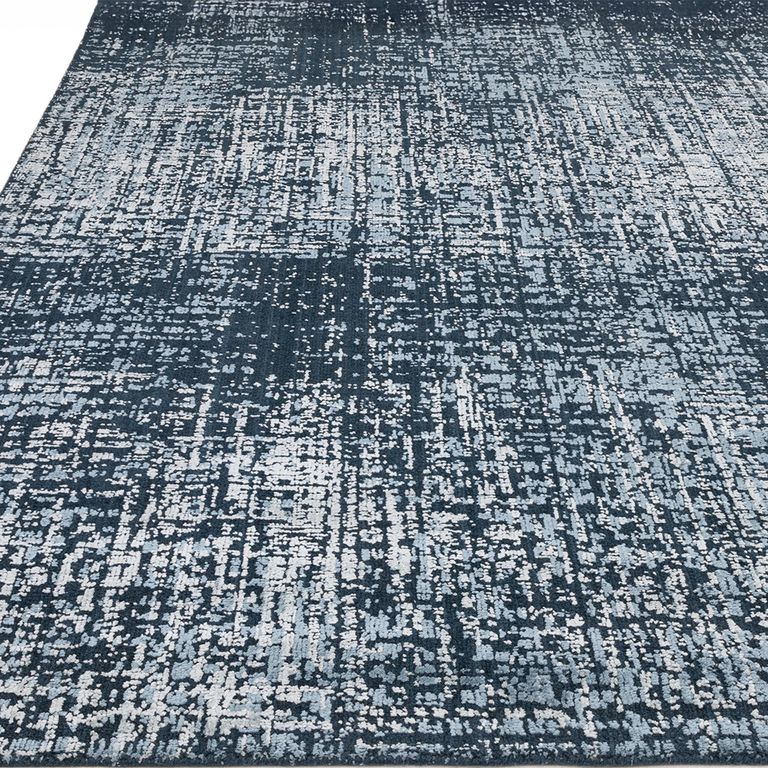Contemporary Design Torino Rug - Petro Blue - Sizes Available