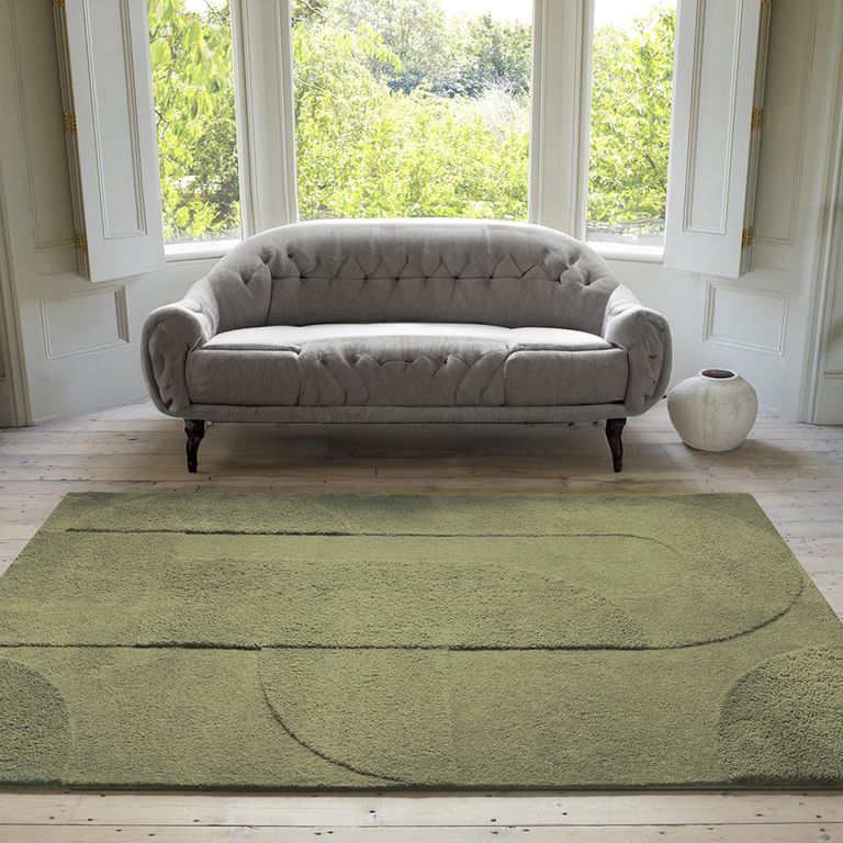 Contemporary Design Tova Rug - Green - Sizes Available