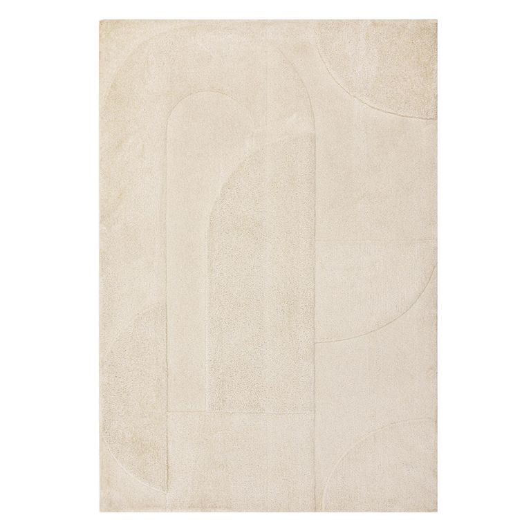 Contemporary Design Tova Rug - Ivory - Sizes Available