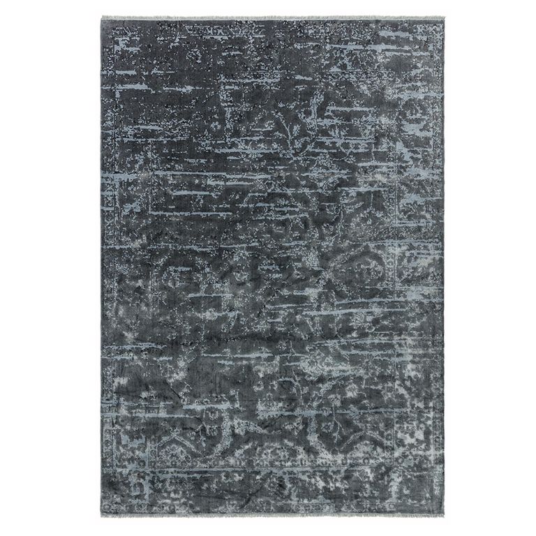 Contemporary Design Zehraya Rug - Abstract Charcoal - Sizes Available