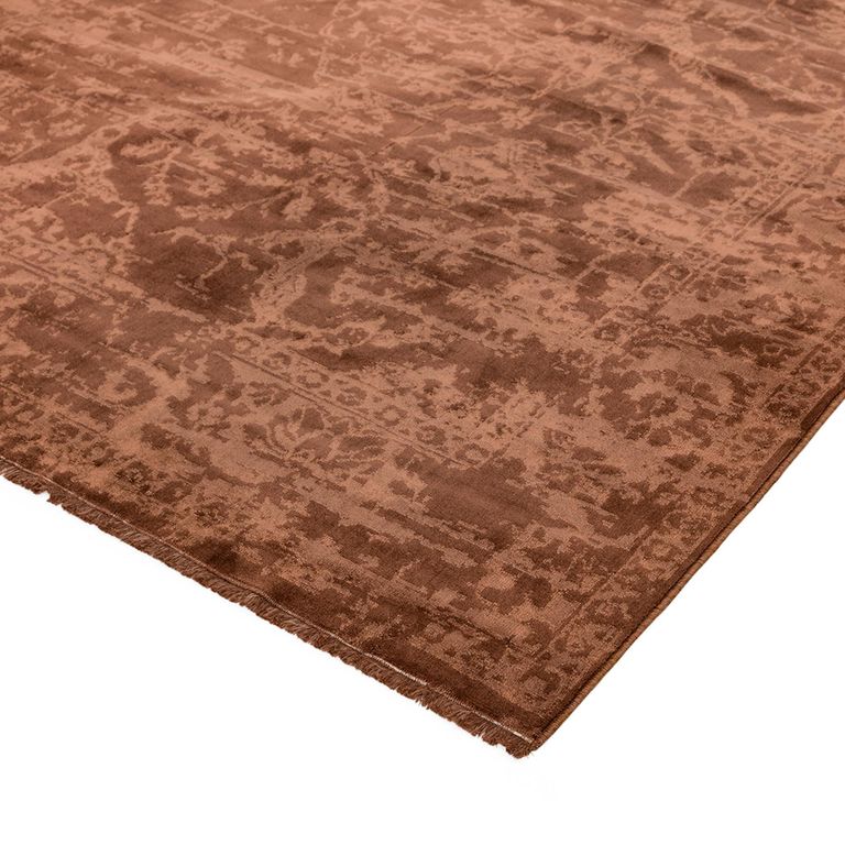 Contemporary Design Zehraya Rug - Abstract Rust - Sizes Available
