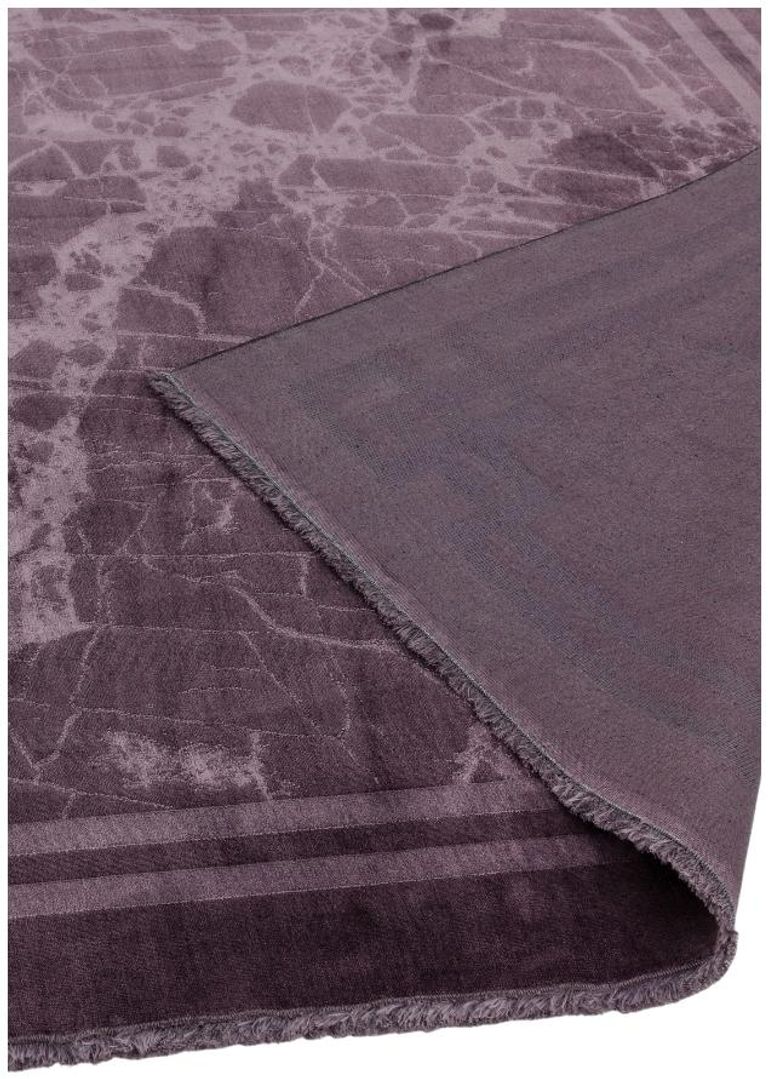 Contemporary Design Zehraya Rug - Border Purple - Sizes Available