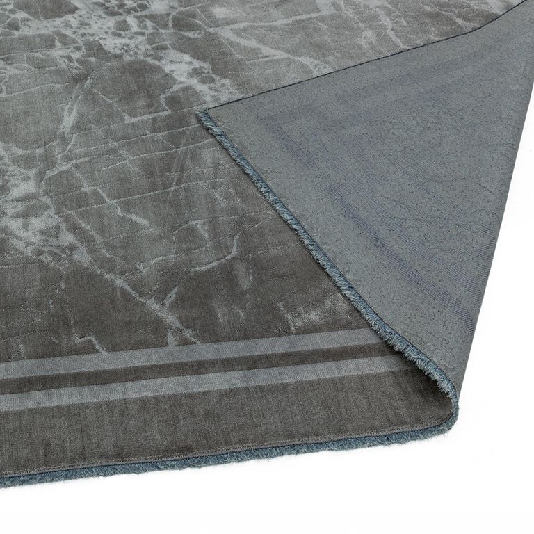 Contemporary Design Zehraya Rug - Border Silver - Sizes Available