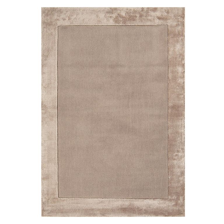 Contemporary Plain Ascot Rug - Sand - Sizes Available