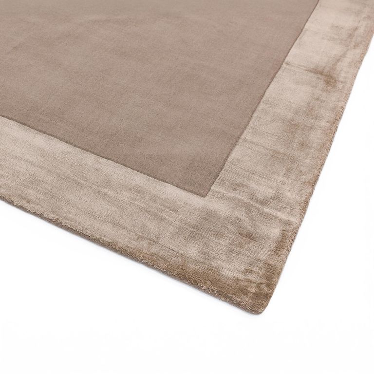 Contemporary Plain Ascot Rug - Sand - Sizes Available