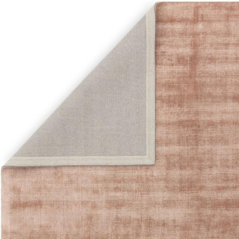 Contemporary Plain Aston Rug - Copper - Sizes Available