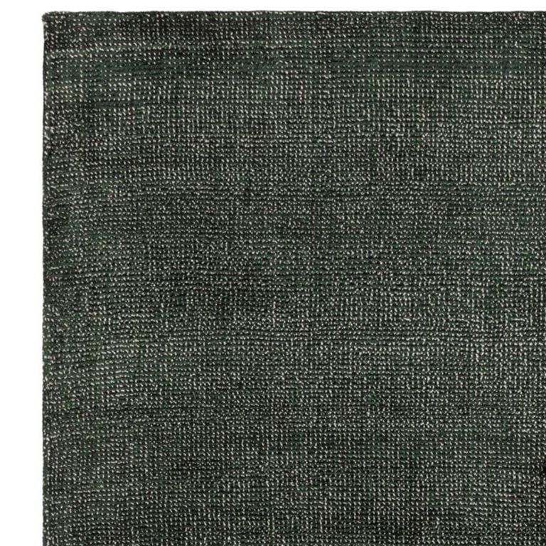 Contemporary Plain Aston Rug - Green - Sizes Available