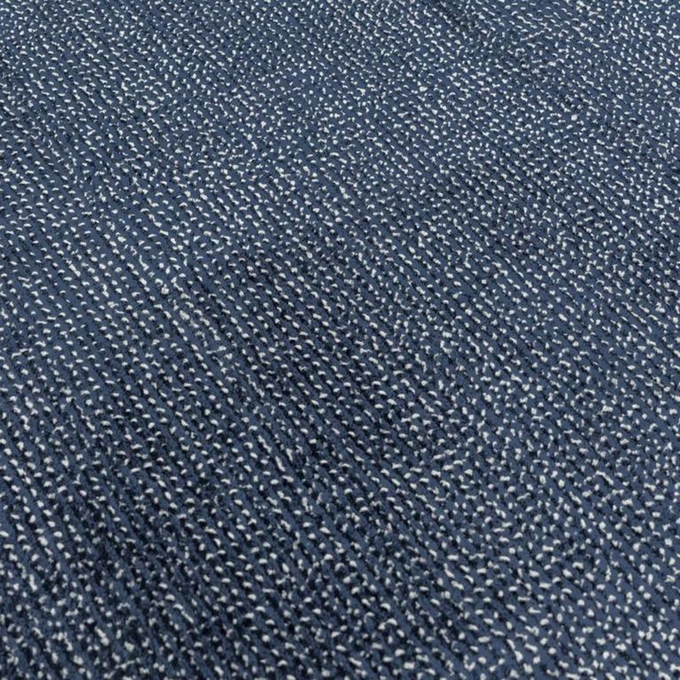 Contemporary Plain Aston Rug - Navy - Sizes Available