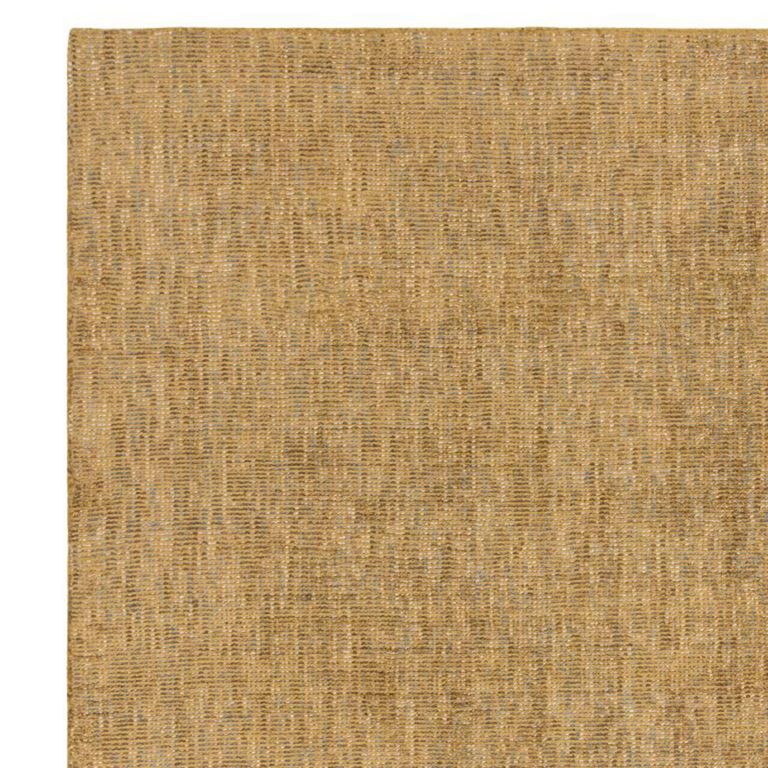 Contemporary Plain Aston Rug - Ochre - Sizes Available