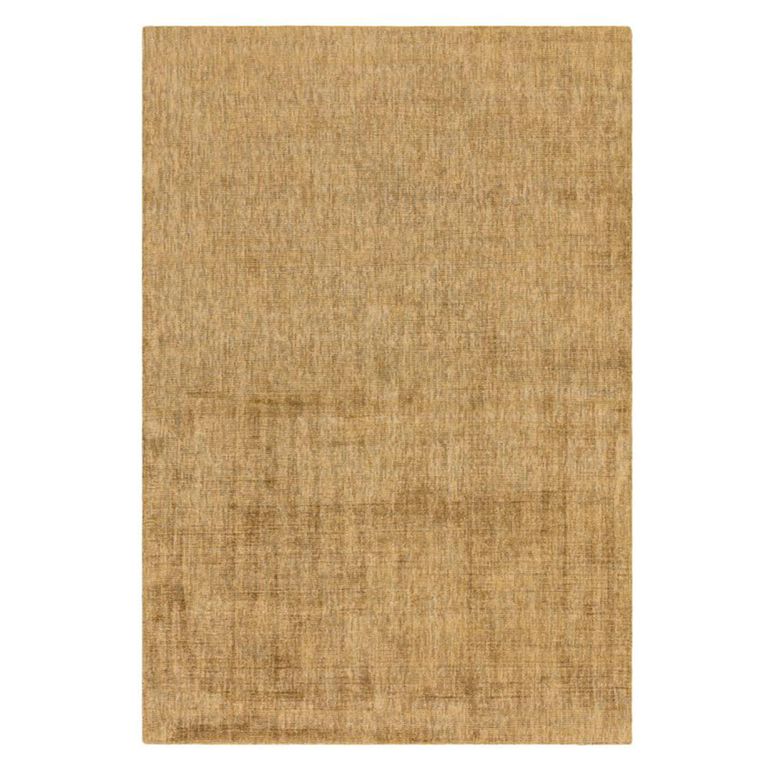 Contemporary Plain Aston Rug - Ochre - Sizes Available