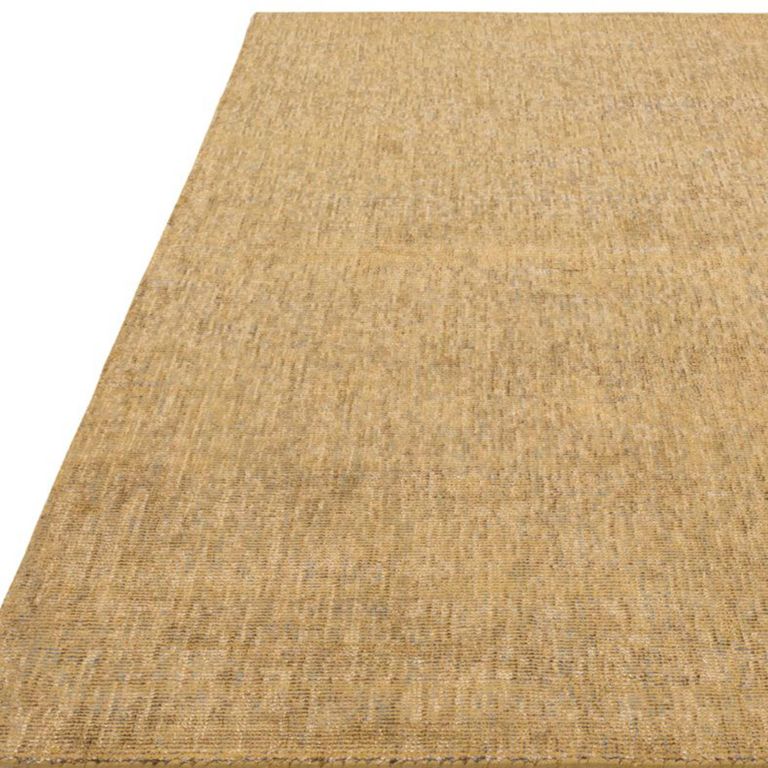 Contemporary Plain Aston Rug - Ochre - Sizes Available