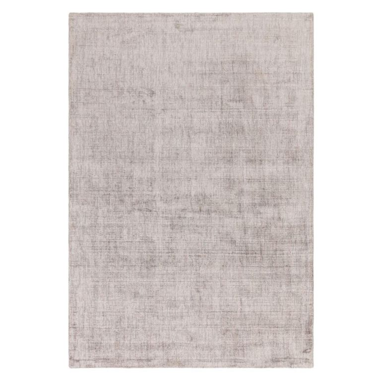 Contemporary Plain Aston Rug - Silver - Sizes Available