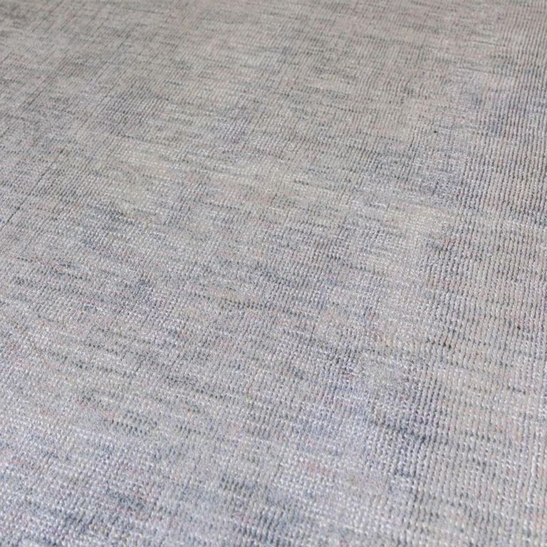Contemporary Plain Aston Rug - Silver - Sizes Available