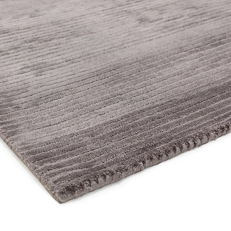 Contemporary Plain Bellagio Rug - Silver - Sizes Available