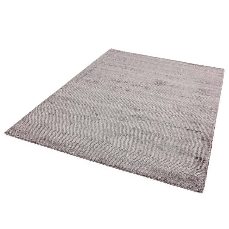 Contemporary Plain Bellagio Rug - Silver - Sizes Available