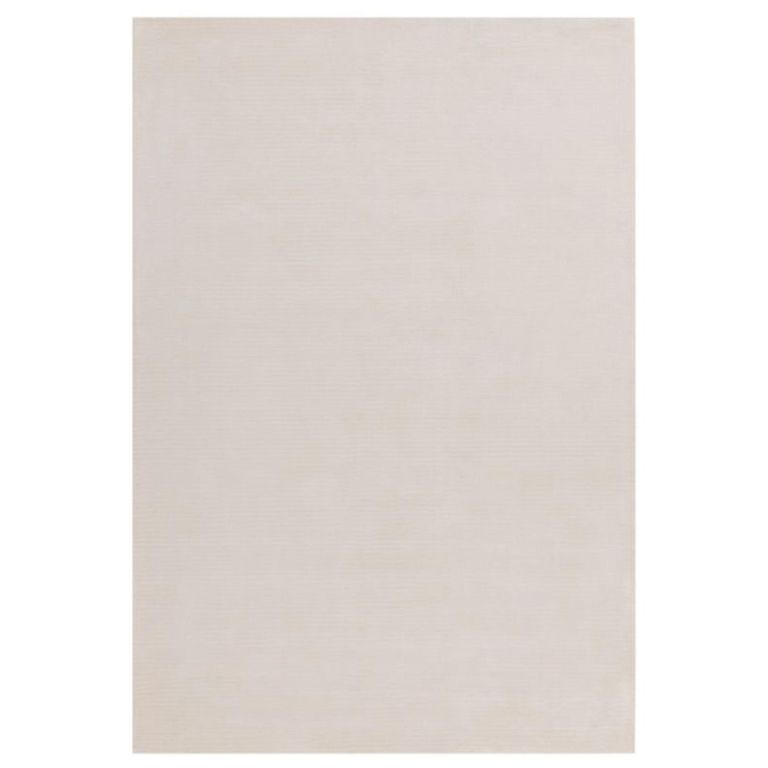 Contemporary Plain Bellagio Rug - White - 120cm x 180cm