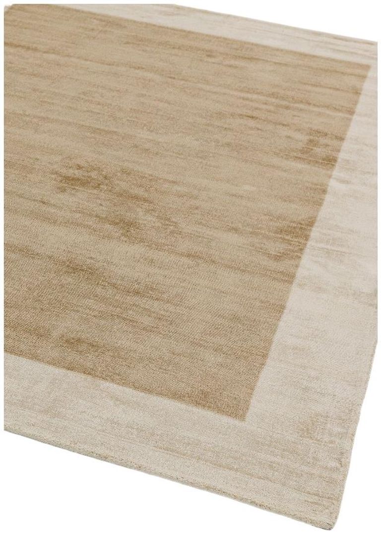 Contemporary Plain Blade Rug - Border 01 - Putty Champagne - Sizes Available