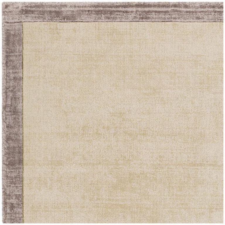 Contemporary Plain Blade Rug - Border 07 - Putty Silver - Sizes Available