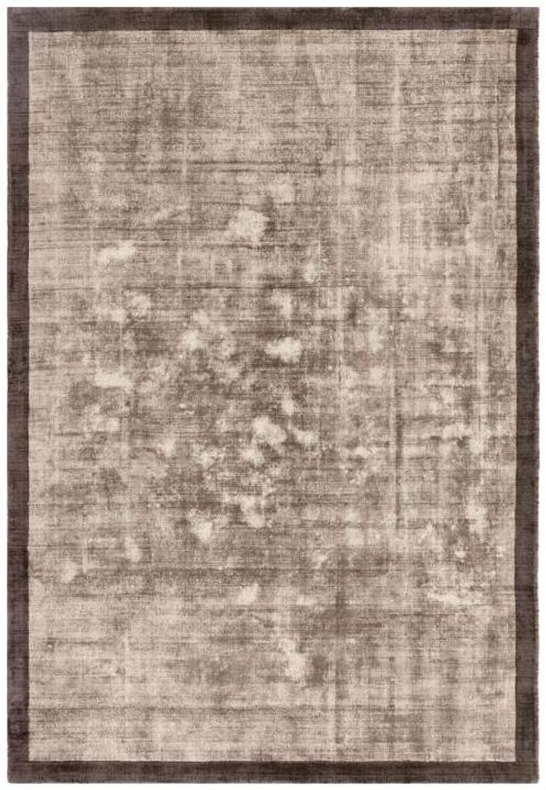 Contemporary Plain Blade Rug - Border 09 - Charcoal Moleskin - Sizes Available