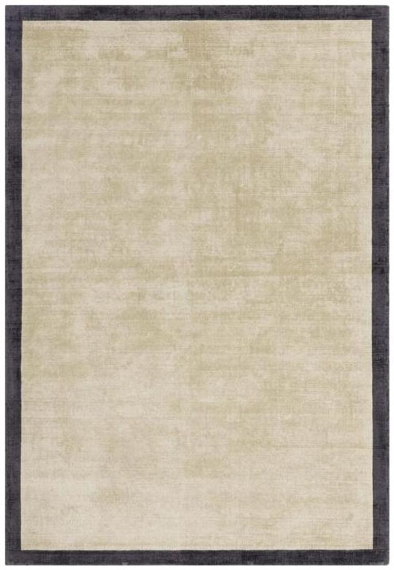 Contemporary Plain Blade Rug - Border 10 - Putty Charcoal - Sizes Available