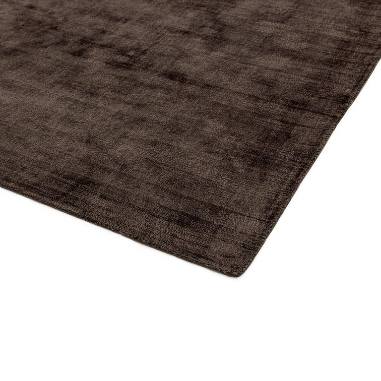 Contemporary Plain Blade Rug - Chocolate - Sizes Available