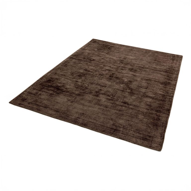 Contemporary Plain Blade Rug - Chocolate - Sizes Available
