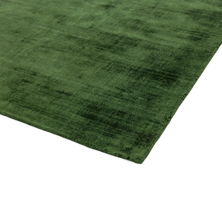 Contemporary Plain Blade Rug - Green - Sizes Available