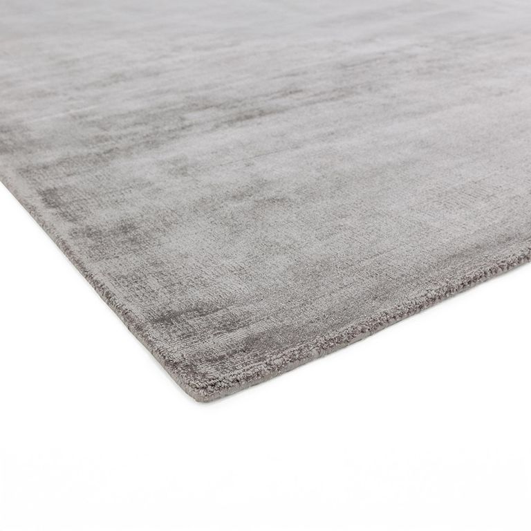 Contemporary Plain Blade Rug - Silver - Sizes Available