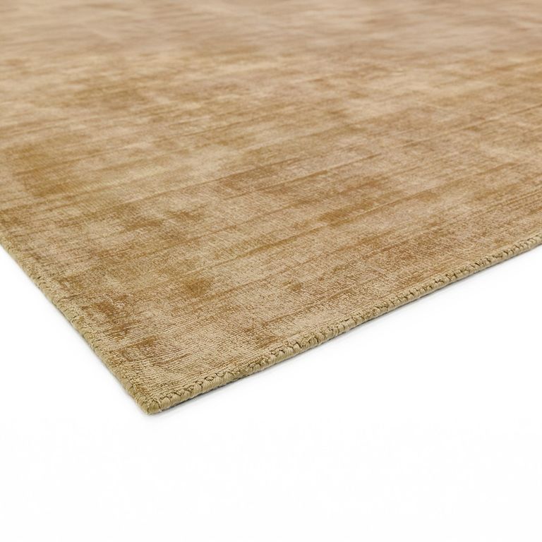Contemporary Plain Blade Rug - Soft Gold - Sizes Available