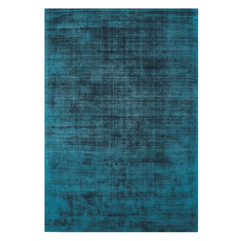 Contemporary Plain Blade Rug - Teal - Sizes Available