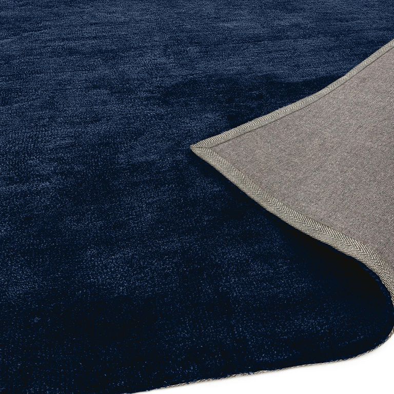 Contemporary Plain Milo Rug - Navy - Sizes Available