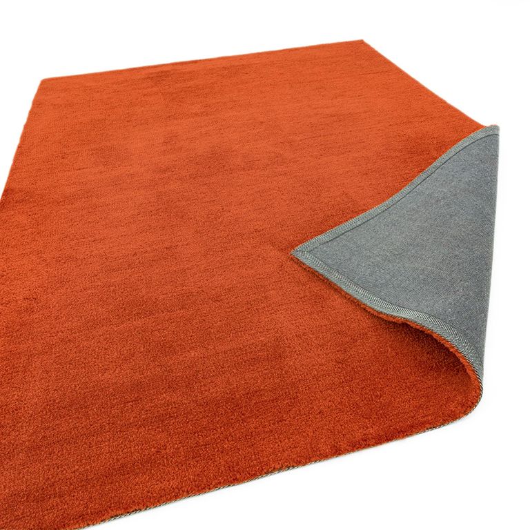 Contemporary Plain Milo Rug - Rust - Sizes Available