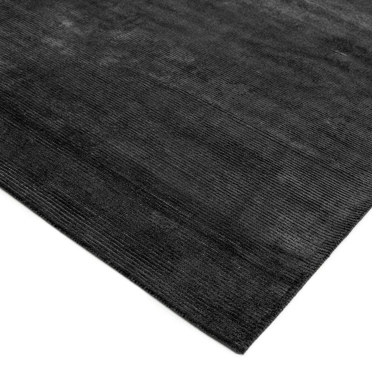 Contemporary Plain Reko Rug - Charcoal - Sizes Available