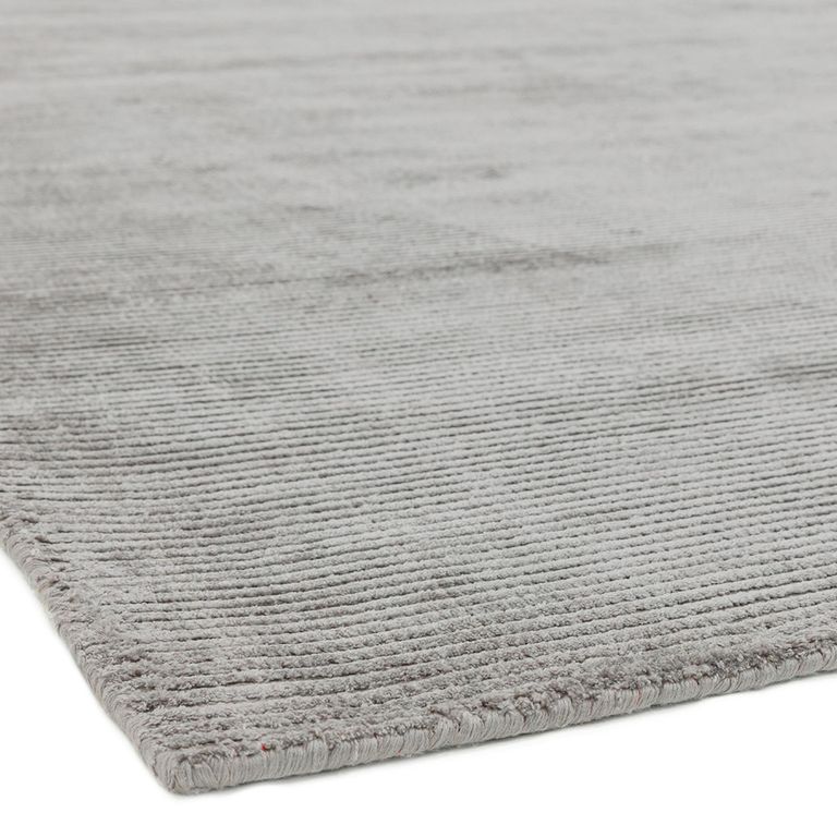 Contemporary Plain Reko Rug - Silver - Sizes Available