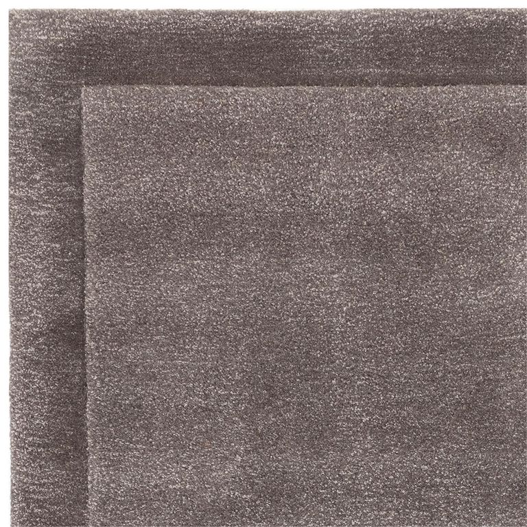 Contemporary Plain Rise Rug - Charcoal - Sizes Available