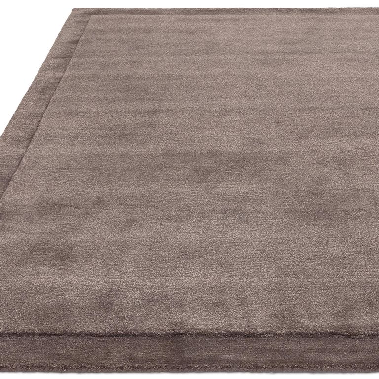 Contemporary Plain Rise Rug - Charcoal - Sizes Available