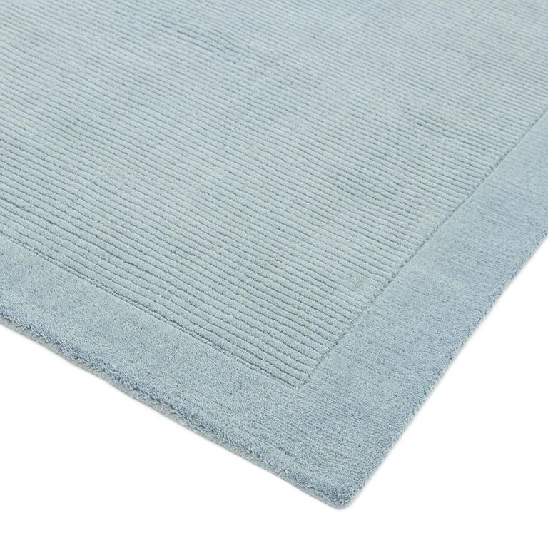 Contemporary Plain York Rug - Duck Egg - Sizes Available
