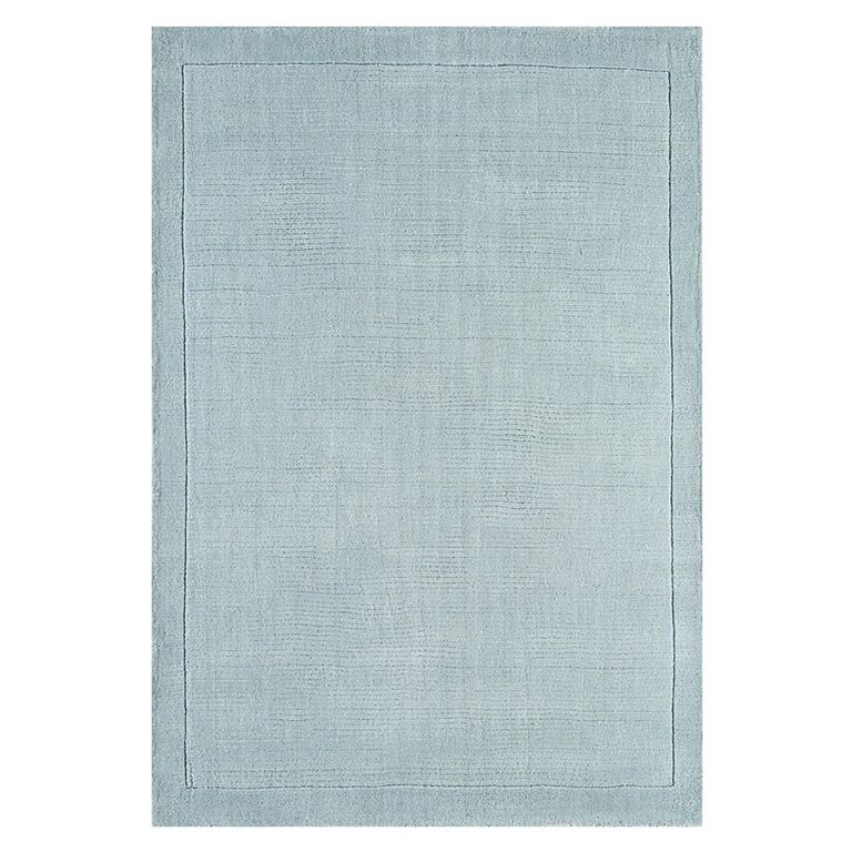 Contemporary Plain York Rug - Duck Egg - Sizes Available