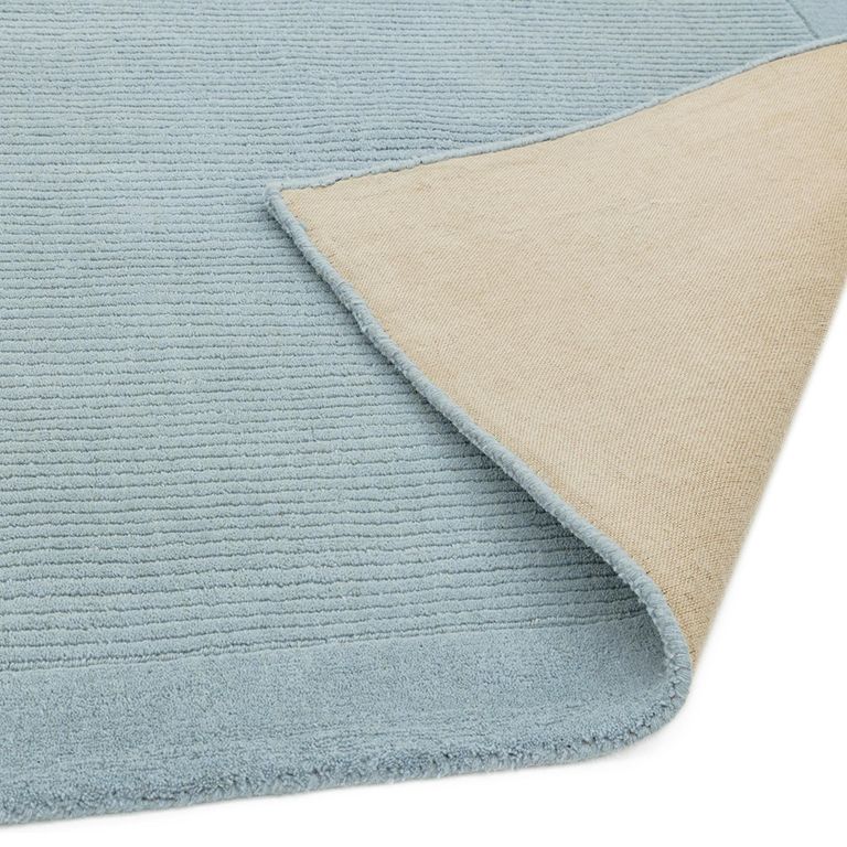 Contemporary Plain York Rug - Duck Egg - Sizes Available