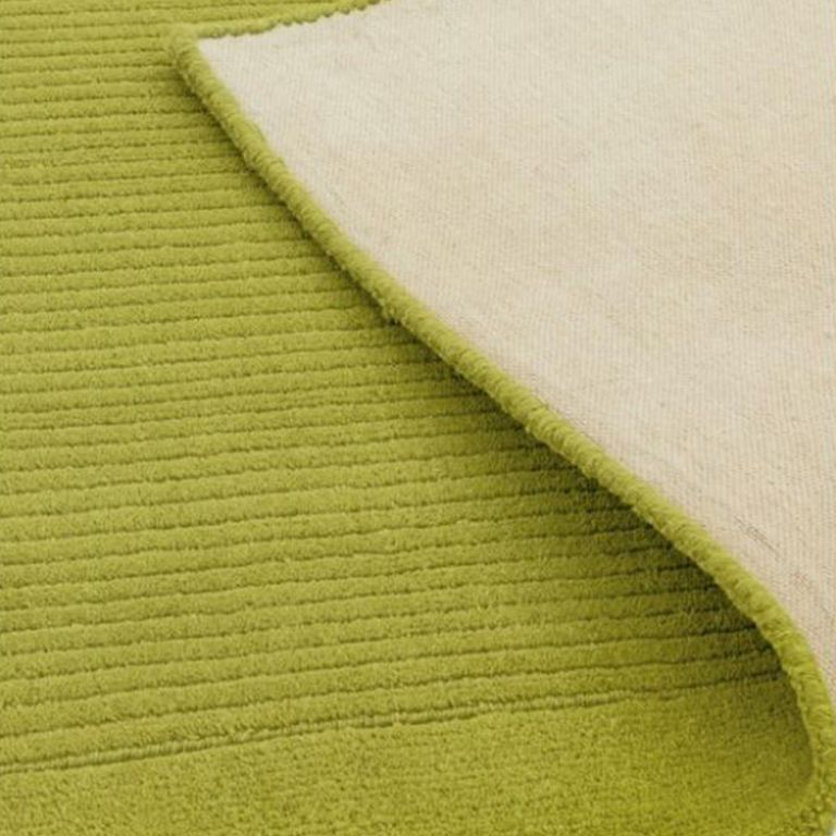 Contemporary Plain York Rug - Green - Sizes Available