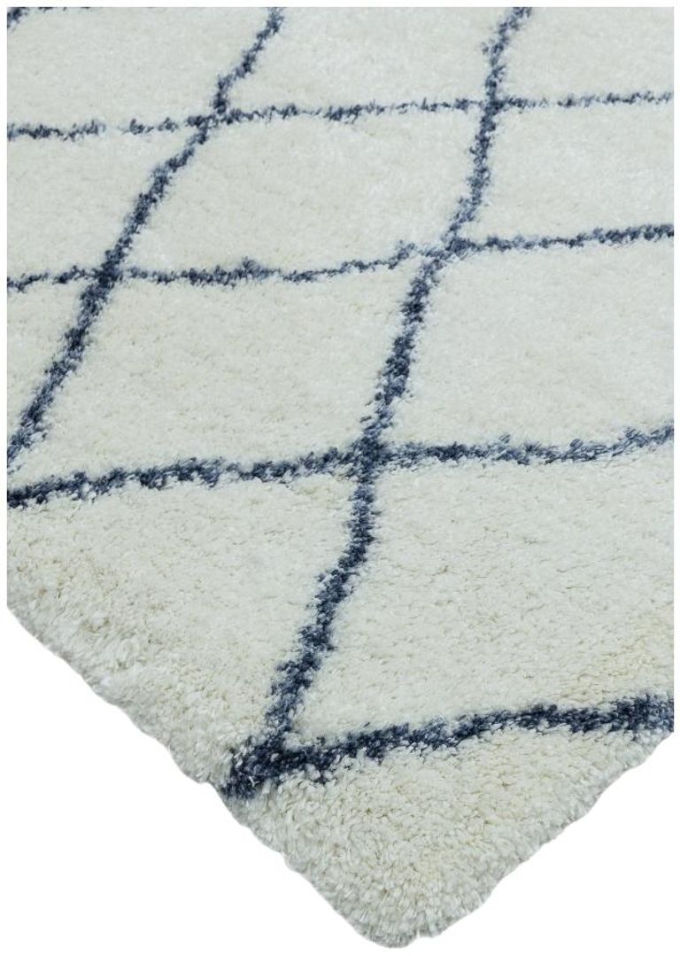 Cosy Textures Alto Rug - AL03 - Cream and Blue - Sizes Available