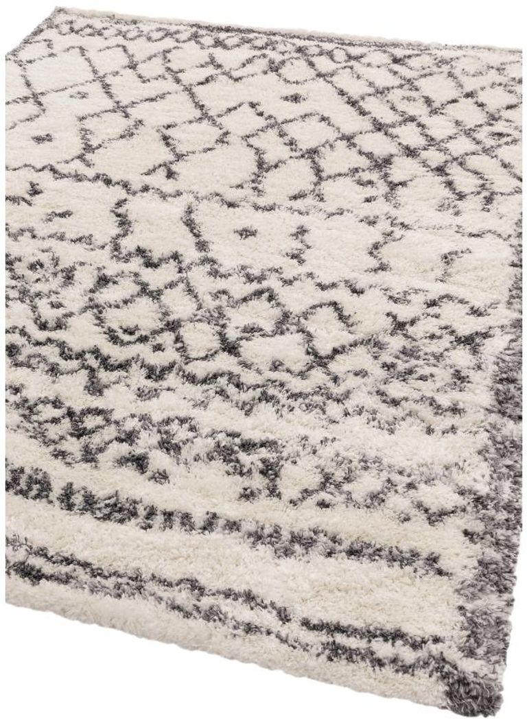 Cosy Textures Alto Rug - AL04 - Cream and Grey - Sizes Available