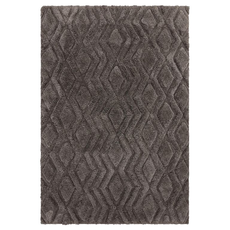 Cosy Textures Harrison Rug - Charcoal - Sizes Available