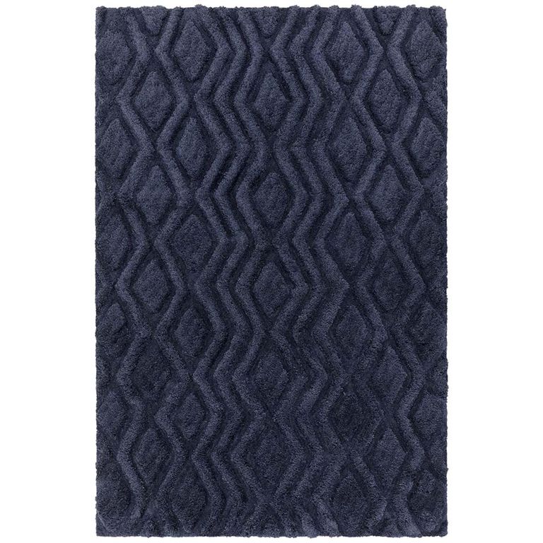 Cosy Textures Harrison Rug - Navy - Sizes Available