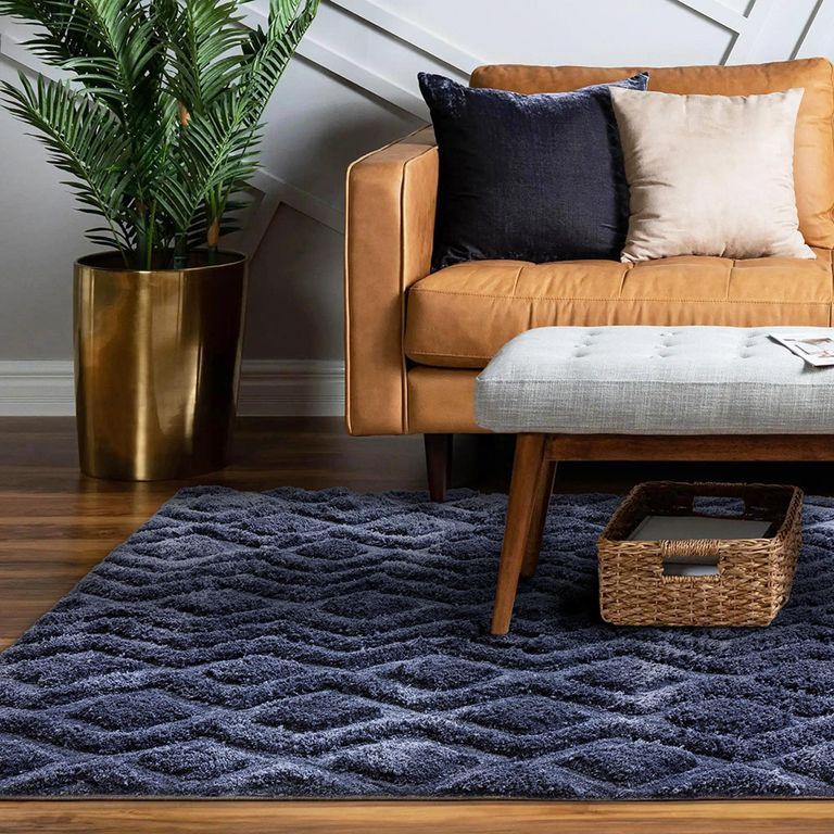 Cosy Textures Harrison Rug - Navy - Sizes Available